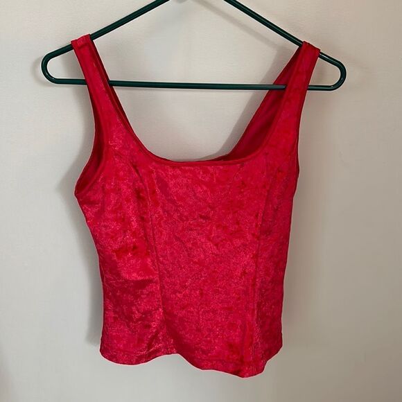 90’s Vintage Victorias Secret Velvet Tank - Picture 1 of 4